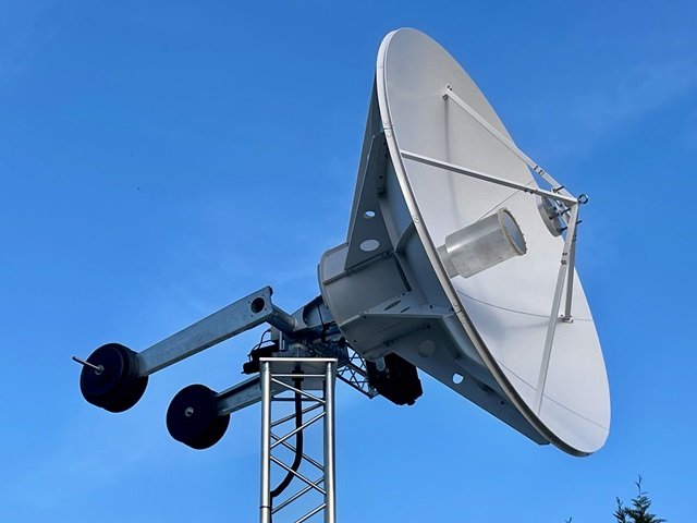 Adrelys AGS-3 ground station example setup - Grasse